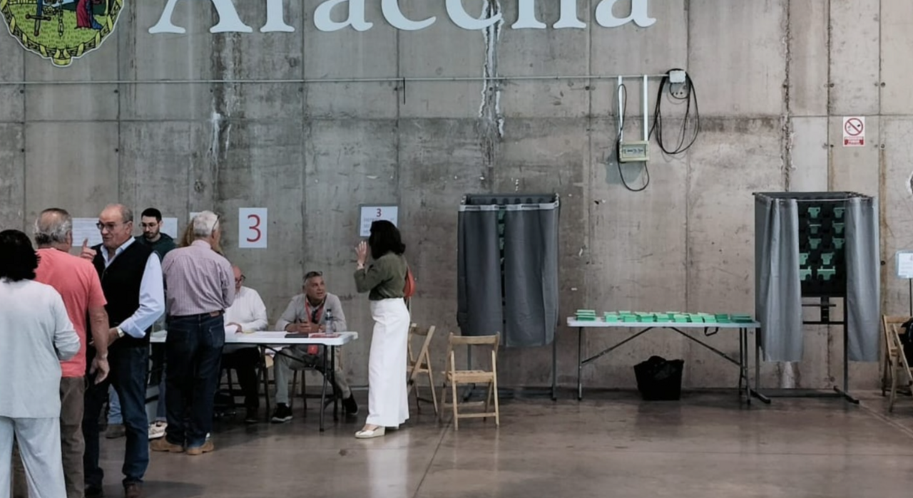 Una mesa electoral en Aracena