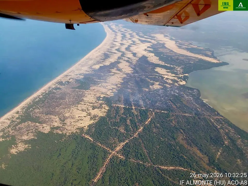 Incendio en Do&ntilde;ana.