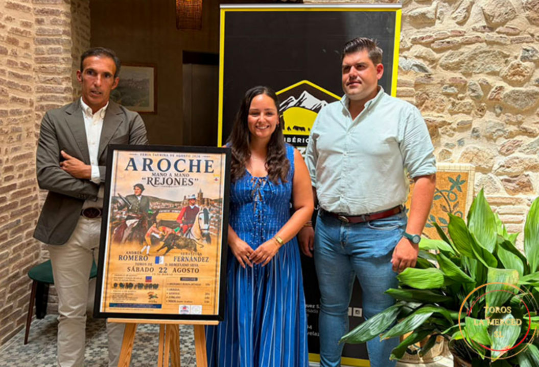 Aroche presenta una feria taurina con un gran mano a mano de rejones
