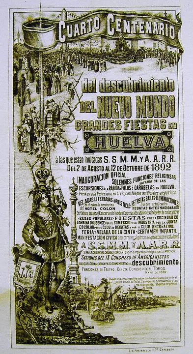 Cartel antiguo de Colombinas