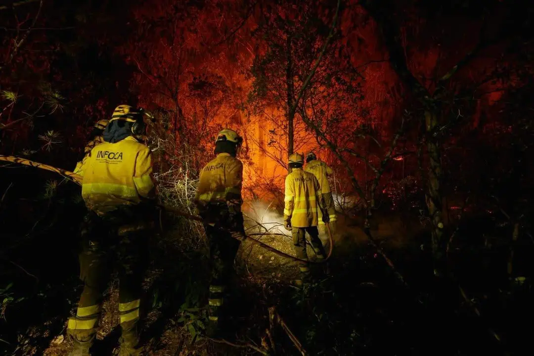 Incendio de Niebla.
