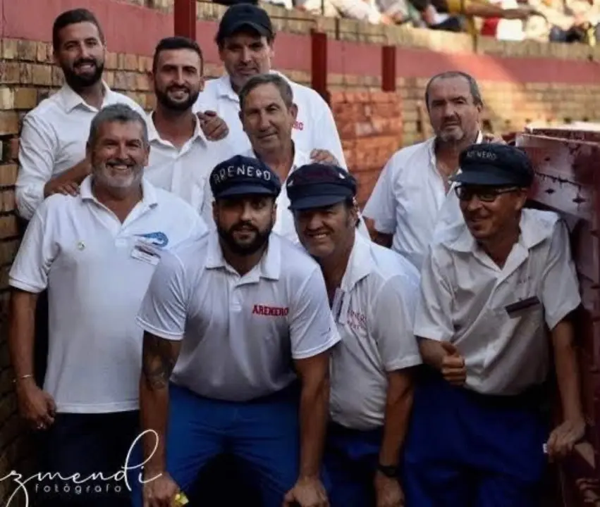 Areneros de plaza de toros La Merced