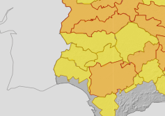 Avisos para el d&iacute;a de hoy. Ma&ntilde;ana tambi&eacute;n hay avisos en la provincia por calor.