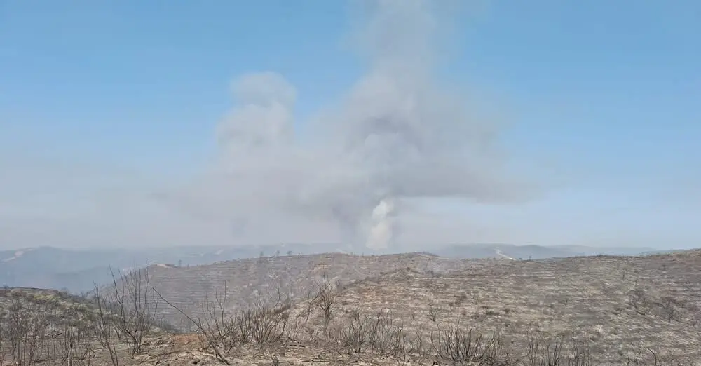 Incendio de Niebla.