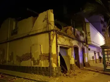 Casa en la que se ha producido el derrumbe. / D. H.