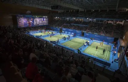 HUELVA, 27/04/18 HUELVA - CAMPEONATO EUROPEO DE BADMINTON .