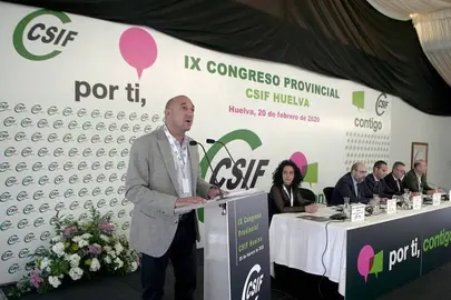 20.02.2020. Andalucía. Huelva. IX Congreso provincial CSIF Huelva. Foto: Gogo Lobato.