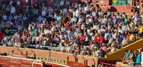 Tendido de La Merced en los festejos taurinos de 2020, de Colombinas