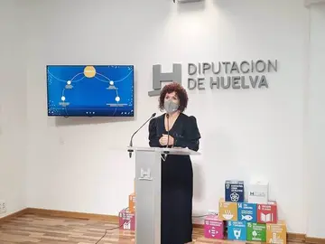 23/12/2020 La presidenta de la Diputación de Huelva, María Eugenia Limón, en la presentación del nuevo organigrama de la institución provincial.
POLITICA ANDALUCÍA ESPAÑA EUROPA HUELVA SOCIEDAD