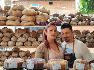 Marco Teixeira y su esposa Nadine Ruíz