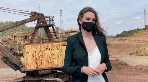 María Ponce en Minas de Riotinto