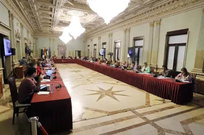 Imagen del Pleno celebrado en el día de hoy