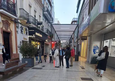 Centro Comercial abierto de Huelva.