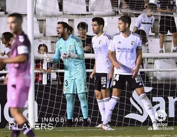 Caro en el choque contra el Málaga.