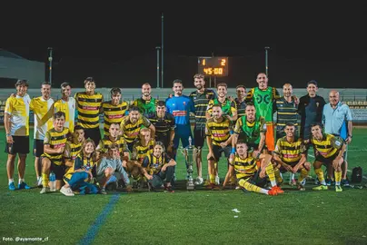 El San Roque de Lepe tras ganar en Ayamonte.