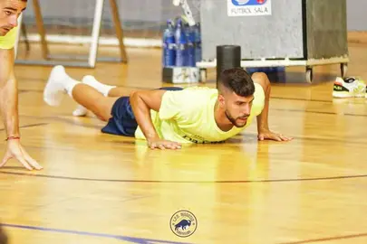 Ramón Vargas entrenando.