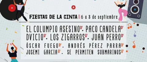 Conciertos de La Cinta 2022.