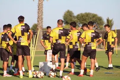 La plantilla del San Roque de Lepe.