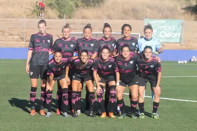 La alineación del Sporting de Huelva.