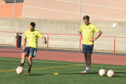 Joselu con el Cartaya.