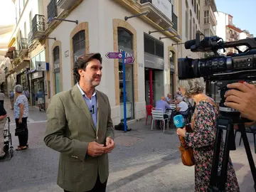 Enrique Gaviño durante su comparecencia pública