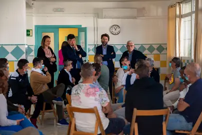 El alcalde visita las instalaciones de Proyecto Hombre en Huelva