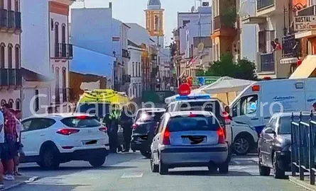 Imagen del atropello m&uacute;ltiple facilitada por Gibrale&oacute;n Te Quiero, el perfil local olontense.