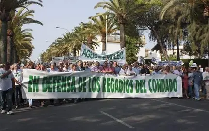 Reivindicación de los trasvases de agua al Condado.