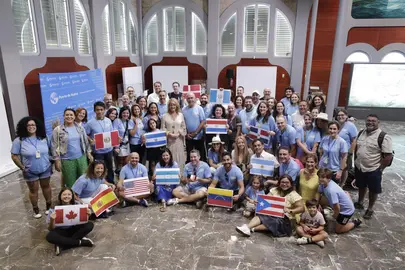 Rut Quetzal expedicionarios en el Puerto de Huelva.