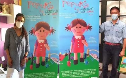 Pepuka, con José Lagares
