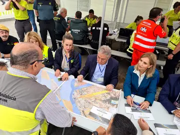 Puesto de mando del ejercicio.