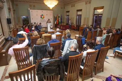 Acto de entrega de los Premios al  Comercio