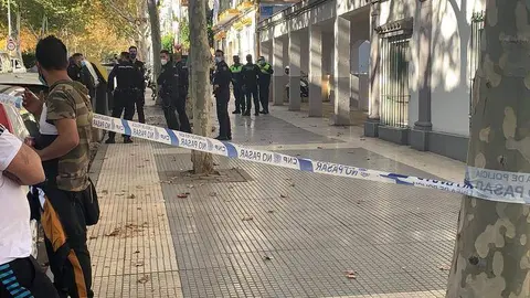 Zona de P&iacute;o XII donde fue hallada la cabeza, mostrada a varias personas