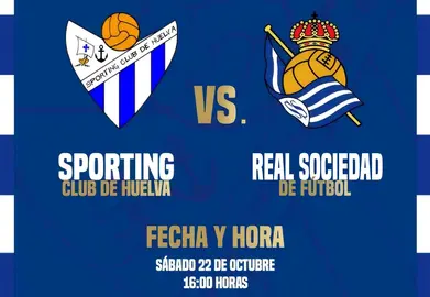 El cartel del partido.