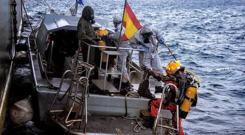 La UME, en un ejercicio de respuesta ante un tsunami
