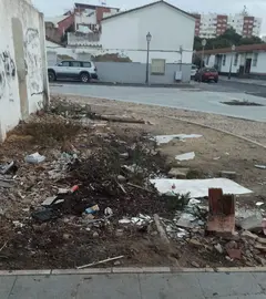 Barriada Navidad, que presenta un estado de actuación urgente.