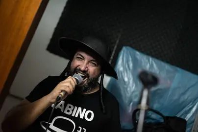 Rabino en una foto tomada por Rafa del Barrio.