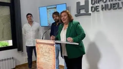 Presentación de la Feria de Niebla por parte de la alcaldesa