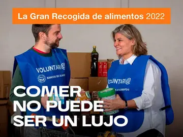 Cartel de la campaña del Banco de Alimentos