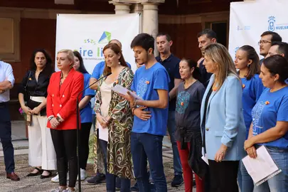 Momento de la lectura del manifiesto