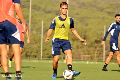 El Cartagena B entrenando.