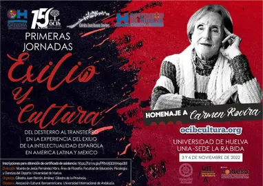 Cartel Jornadas en la UHU.