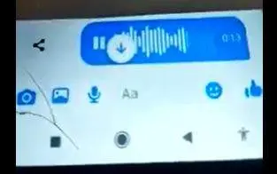 Uno de los audios capturados