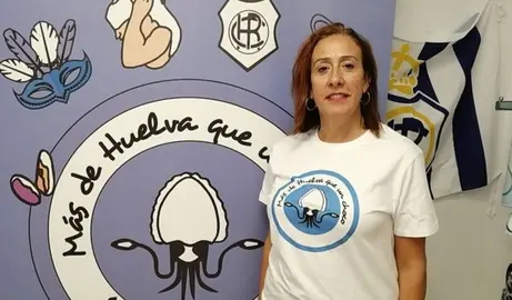 Rocío Guijarro, en la tienda de referencia de Huelva