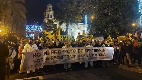 Salida de la manifestación de La Merced.