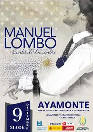 Cartel de la actuación de Lombo.