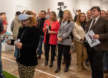 Limón, en una simulación de la muestra