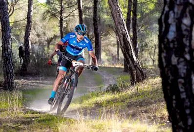 Iván Raña en acción.