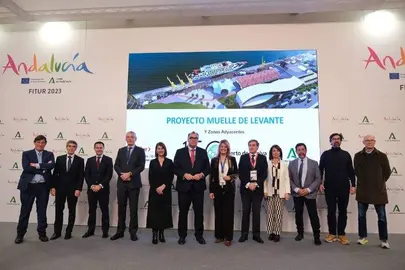 Acto de presentaci&oacute;n del proyecto del Muelle de Levante