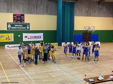 El PMD Aljaraque tras ganar en El Puerto.